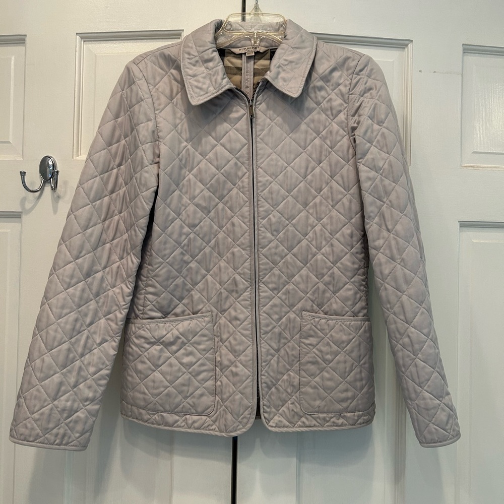 Burberry Diamond-Quilted Jacket